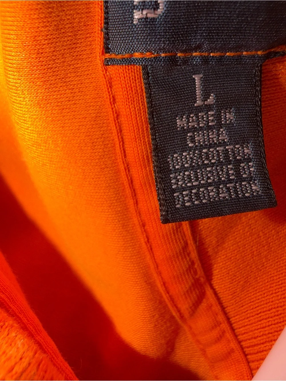 Polo Ralph Lauren collar bottom